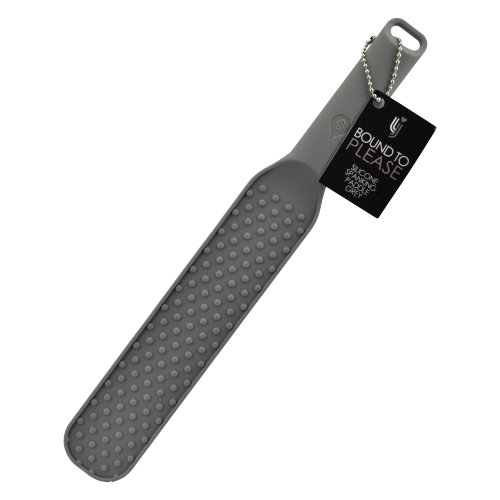 Bound to Please Siliconen Slagpaddle Grijs