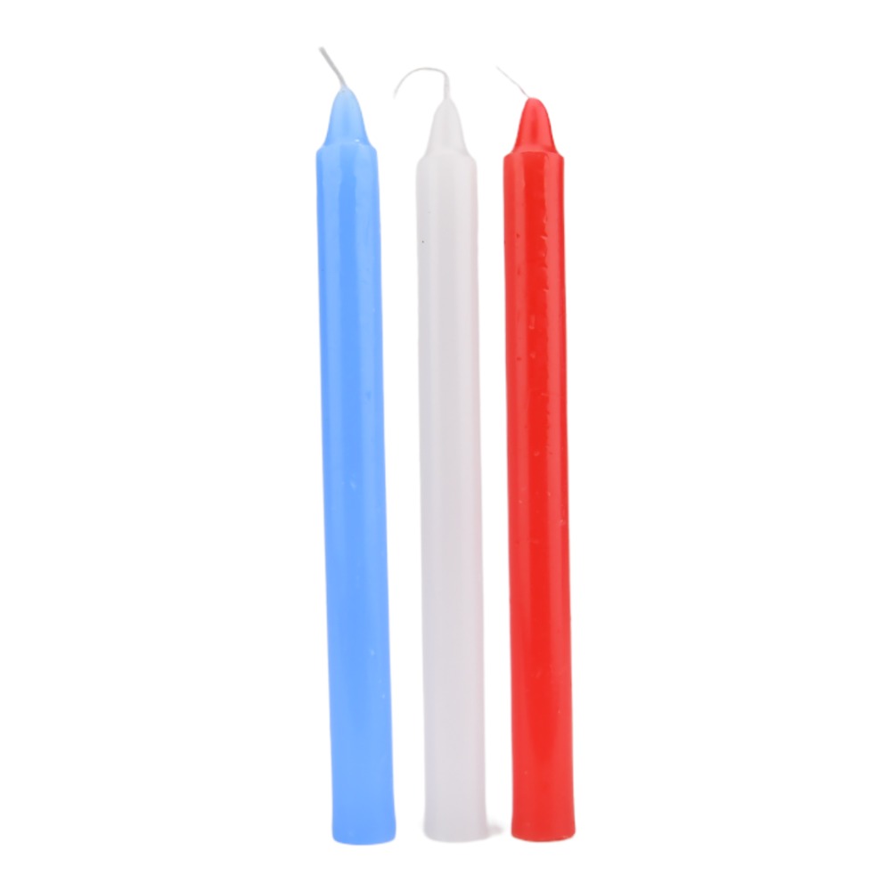 Amarrado para Brincar. Velas de Cera Quente (Pacote com 3)