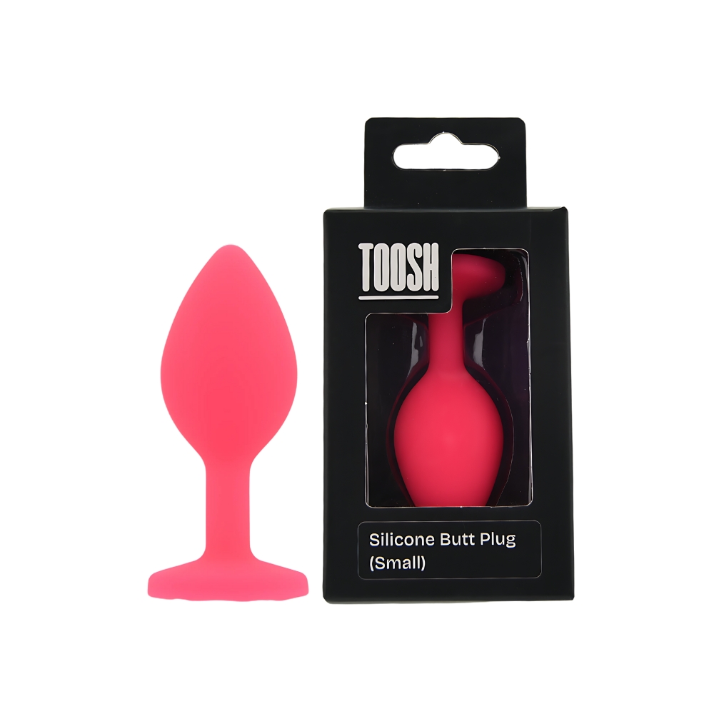 Toosh Pink Silicone Butt Plug Piccolo