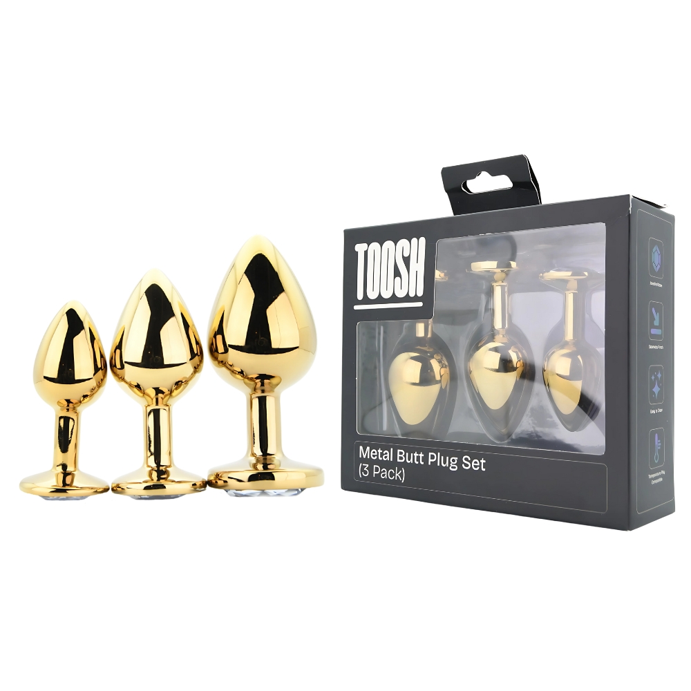 Toosh Set of 3 Clear Stone