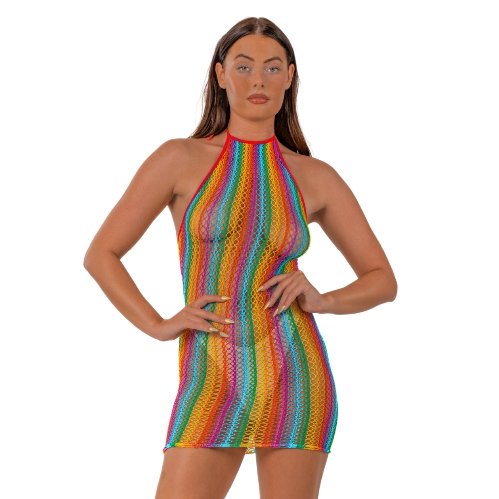 Lace von LJ Regenbogen Halterkleid