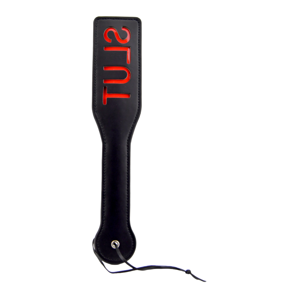 Bound to Please SLUT Peddel voor Slagen Zwart