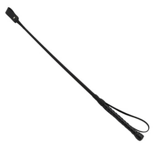 Crop de Montée en Cuir Nubuck Noir Bound Noir