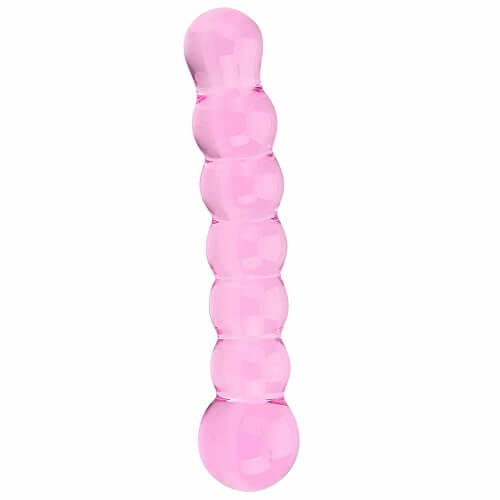 Dildo en verre strié Spectrum